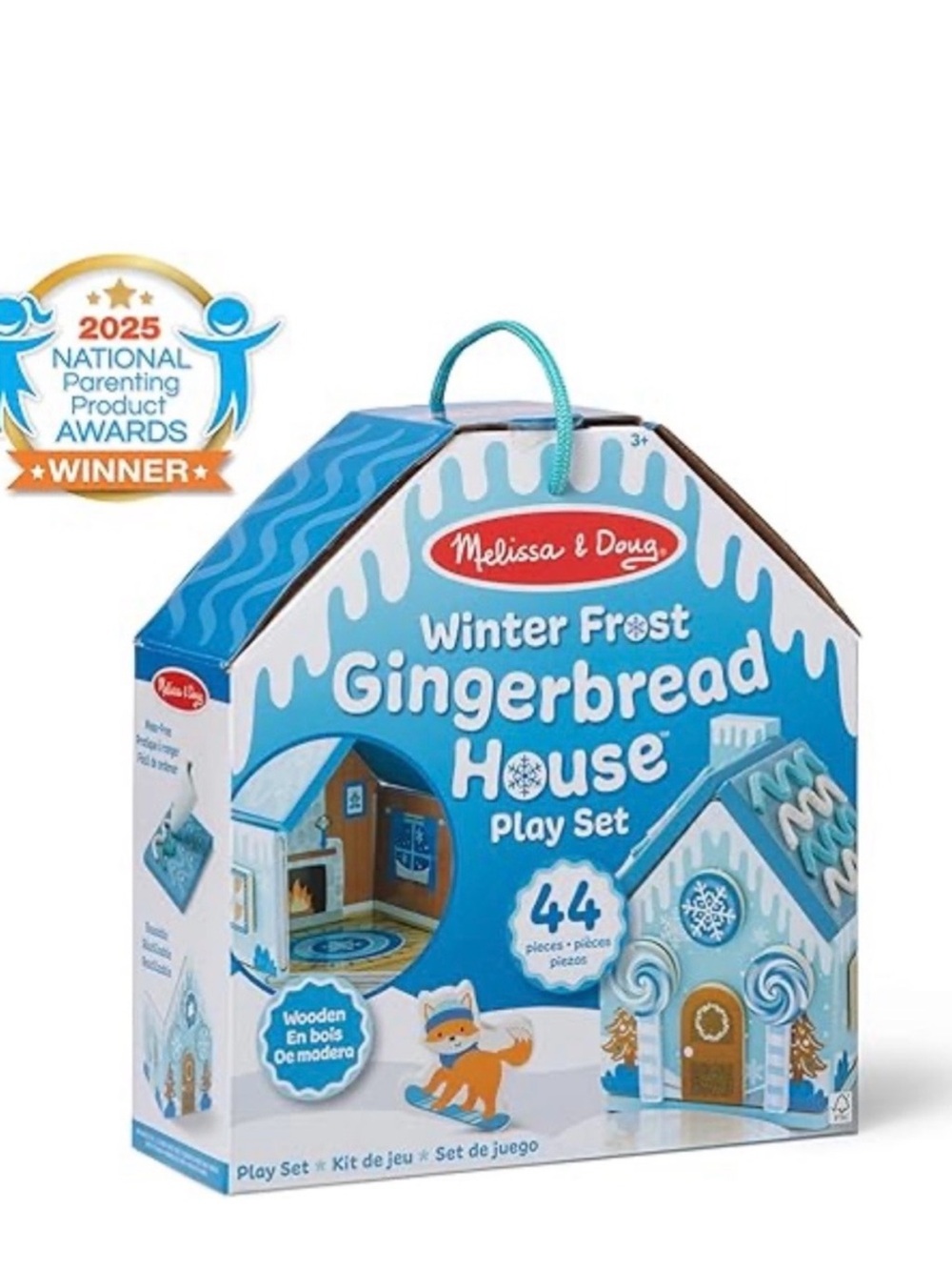 Melissa & Doug Winter Frost Gingerbread House Play Set - NEW